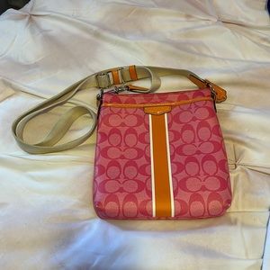 Y2K Coach leather Crossbody bag